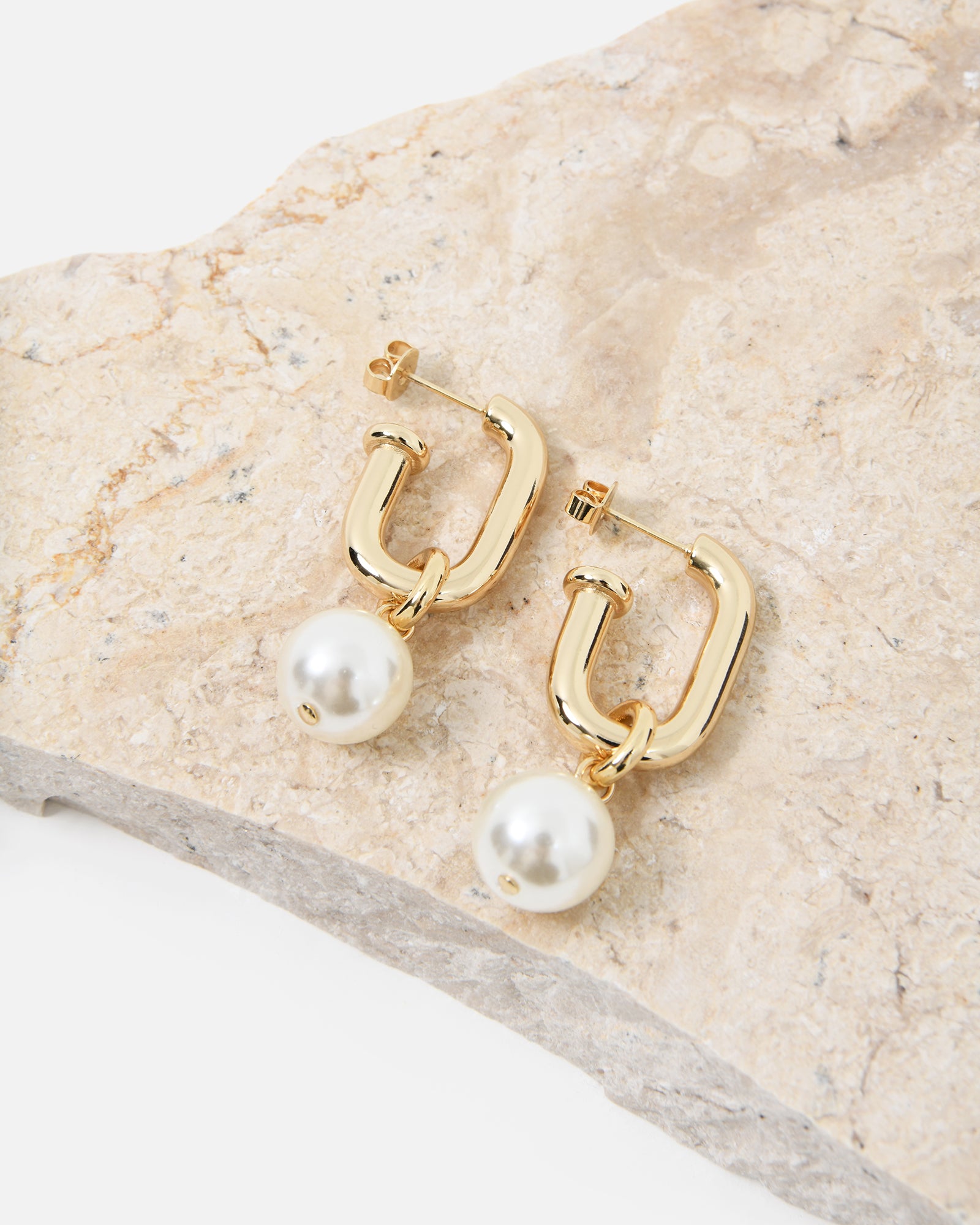 Hazel 16k Gold Plated Earrings