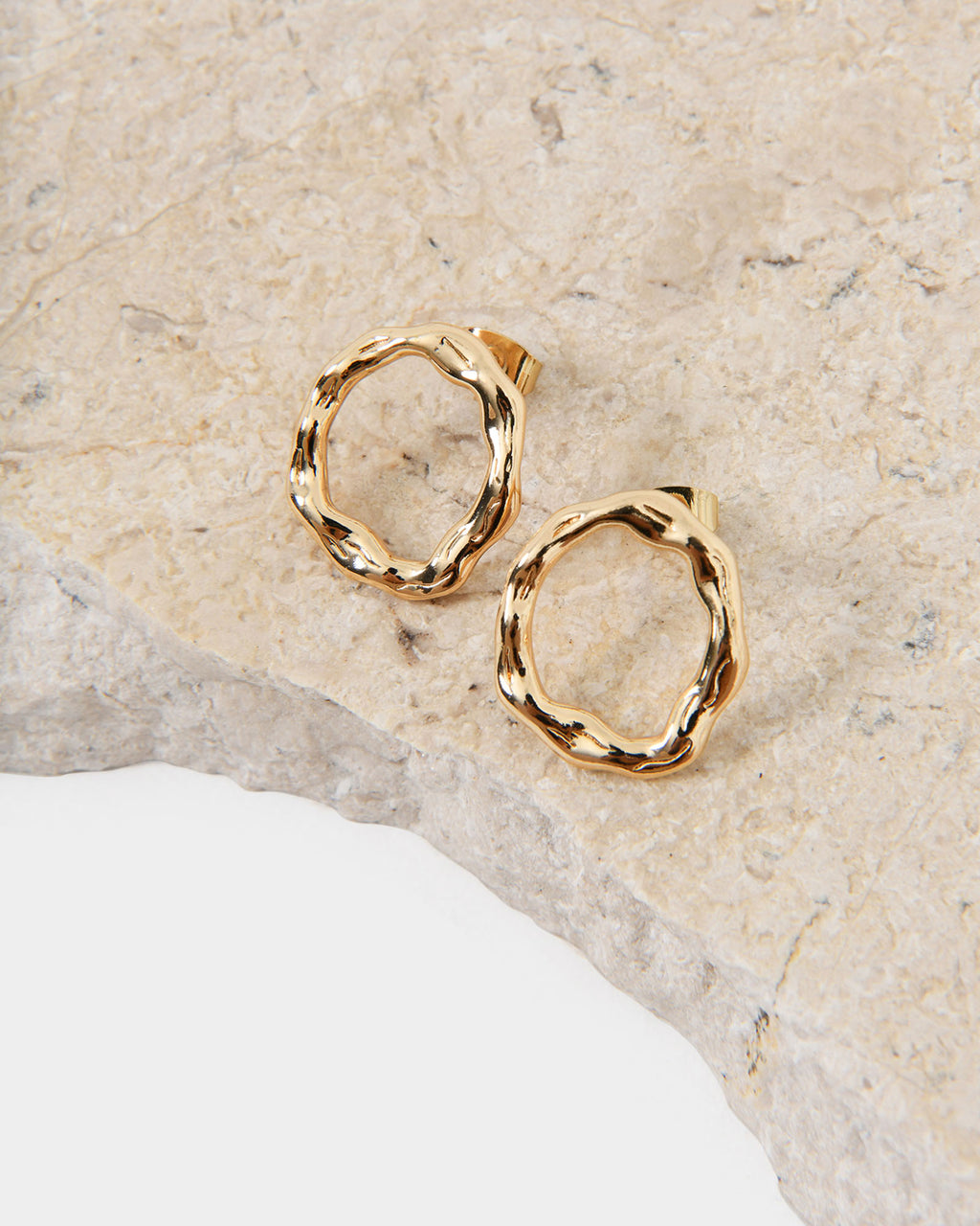 Meera 16k Gold Plated Earrings