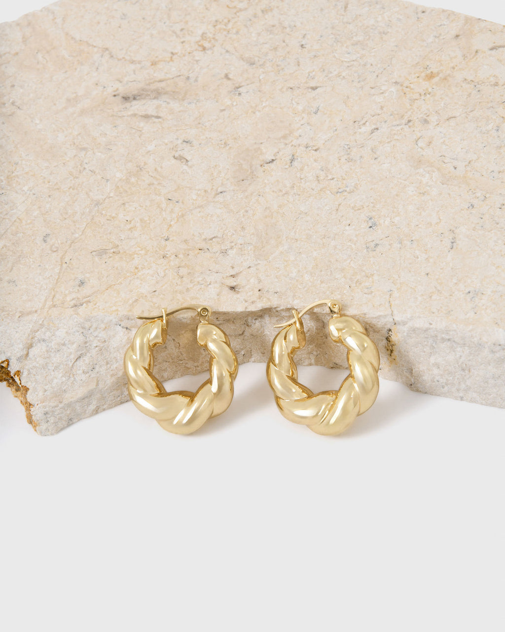 Elle 16K Gold Plated Earrings