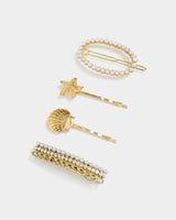 Lila 4pc Hair Pin Set