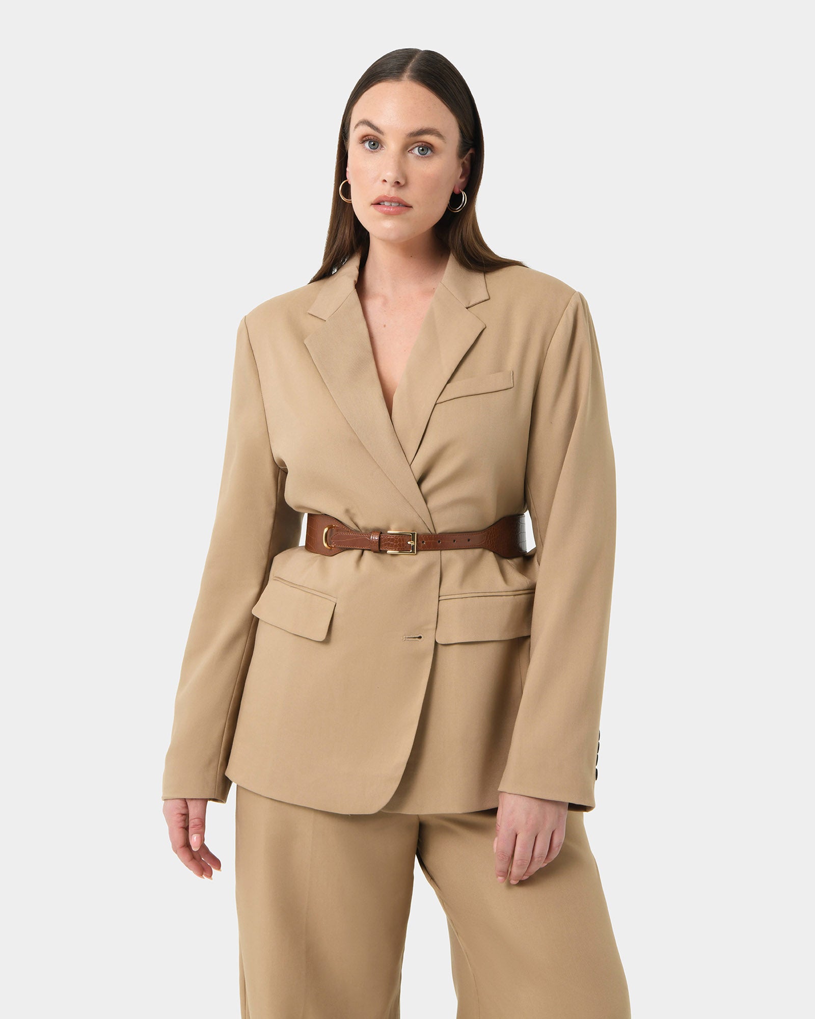 Spencer Croc Elastic Belt