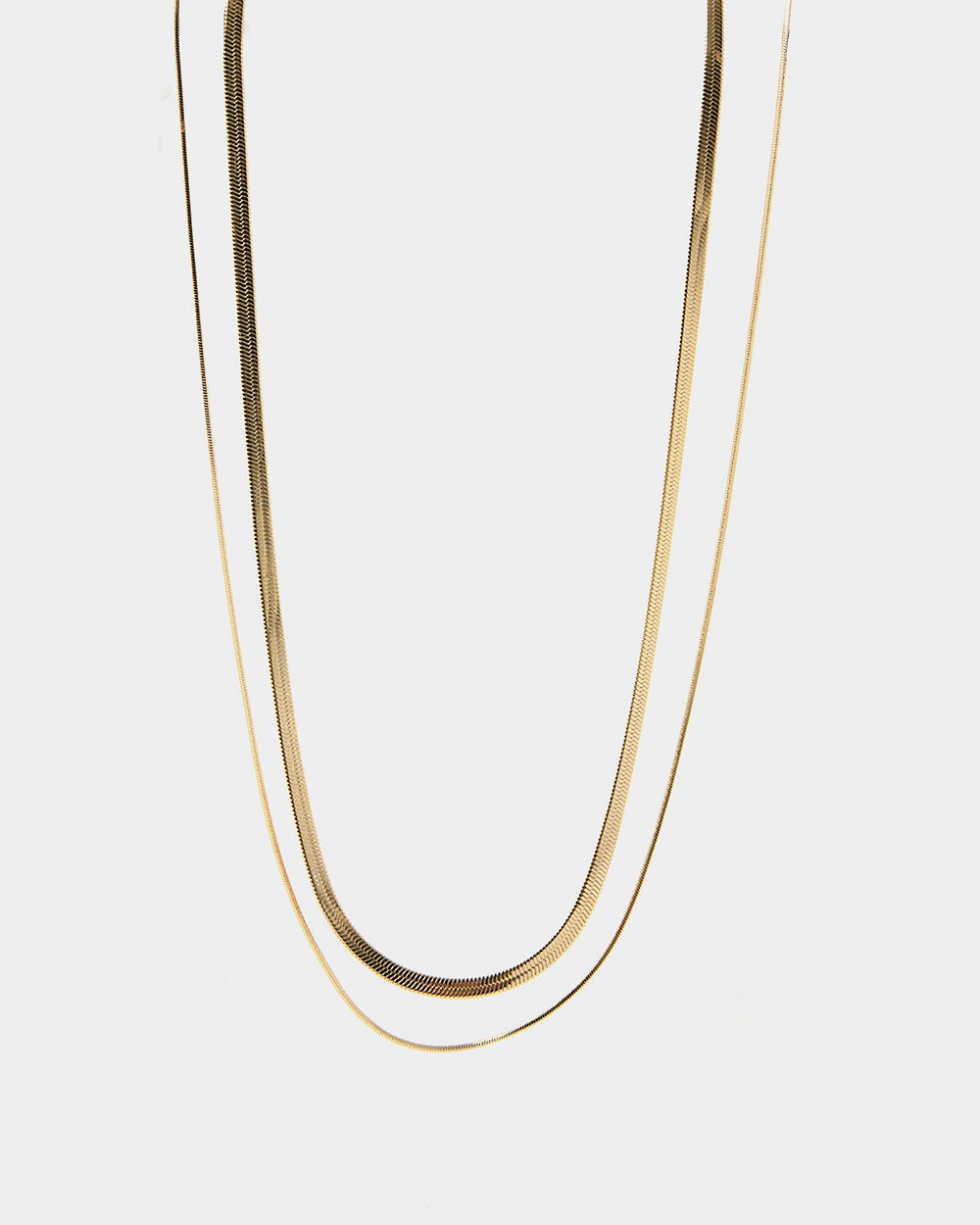 Patricia 16k Gold 2pc Necklace
