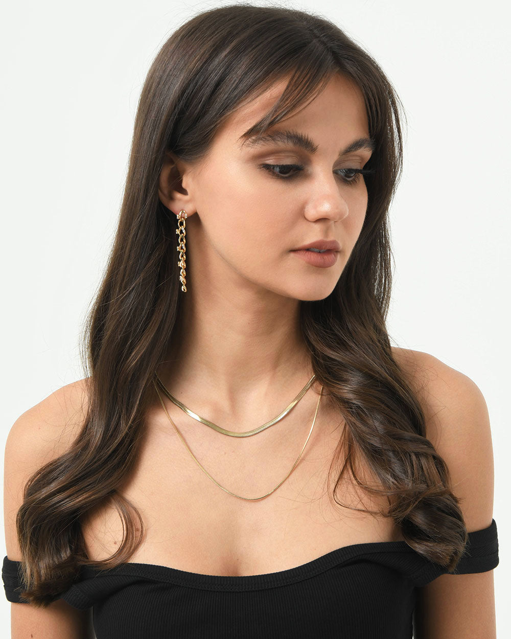 Patricia 16k Gold 2pc Necklace