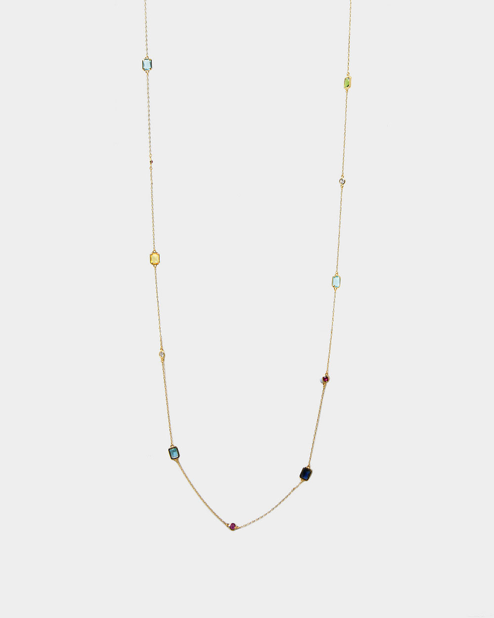 Rebecca 16k Gold Long Necklace