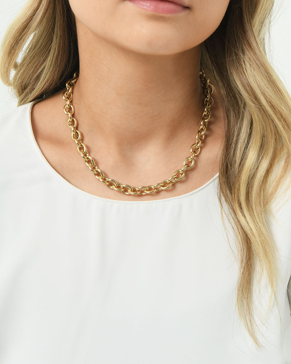 Lexa 16k Gold Plated Necklace