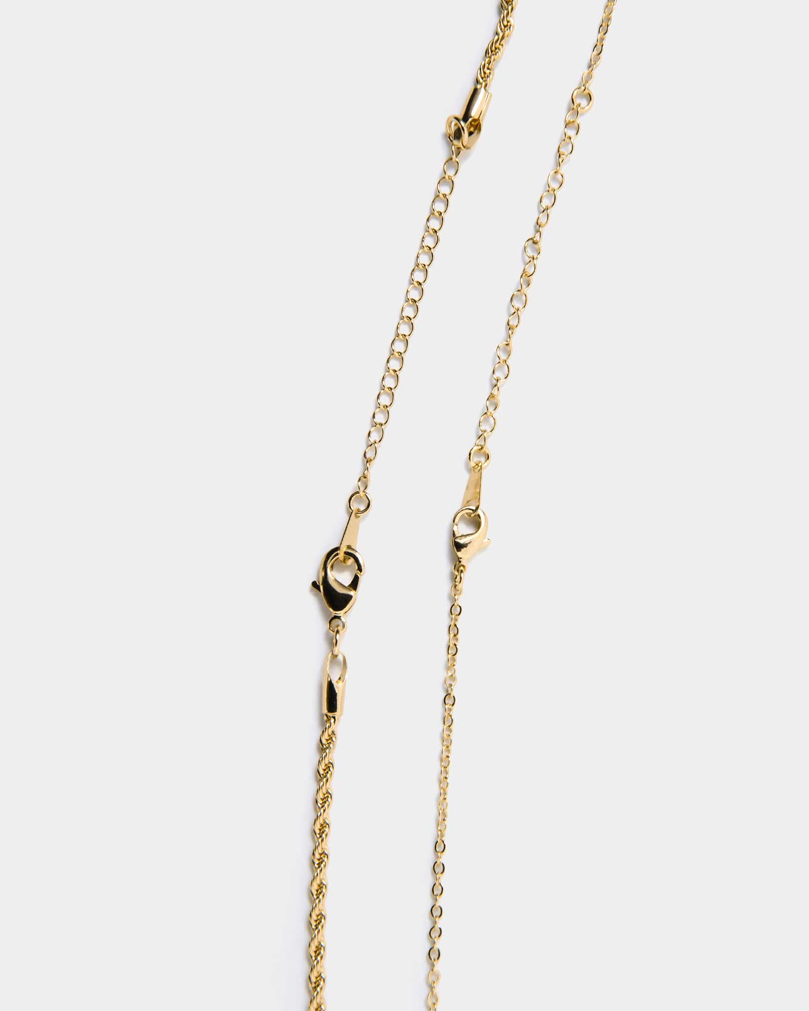Kingsly Gold 2pc Necklace Set