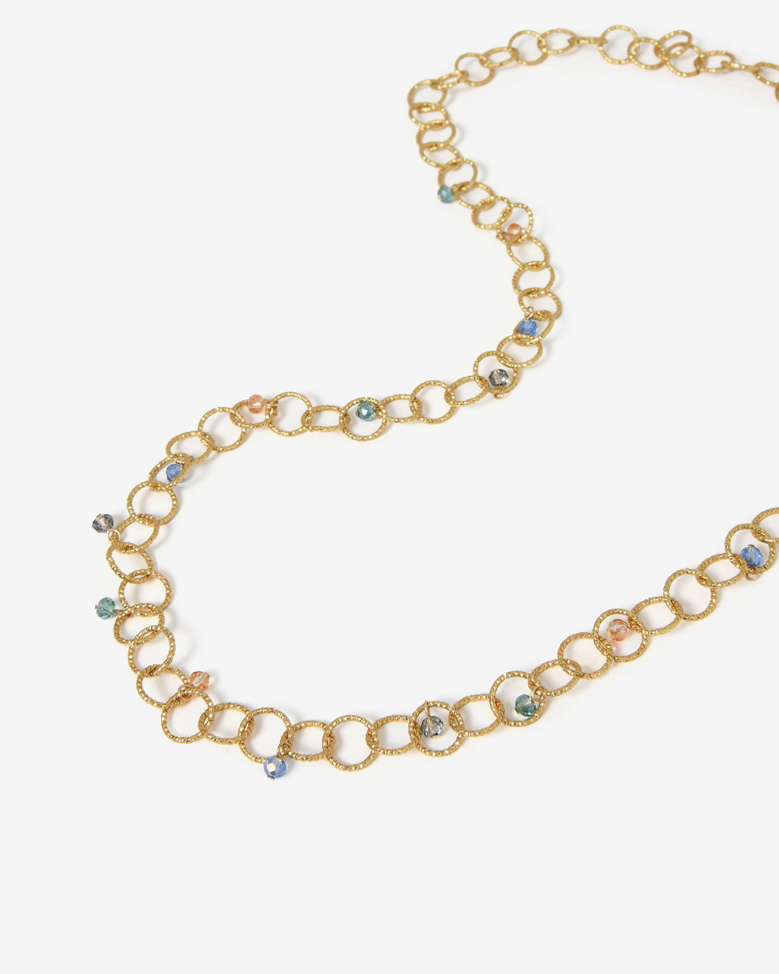 Amaris Crystal Chain Necklace