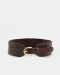 Iris Croc Elastic Belt