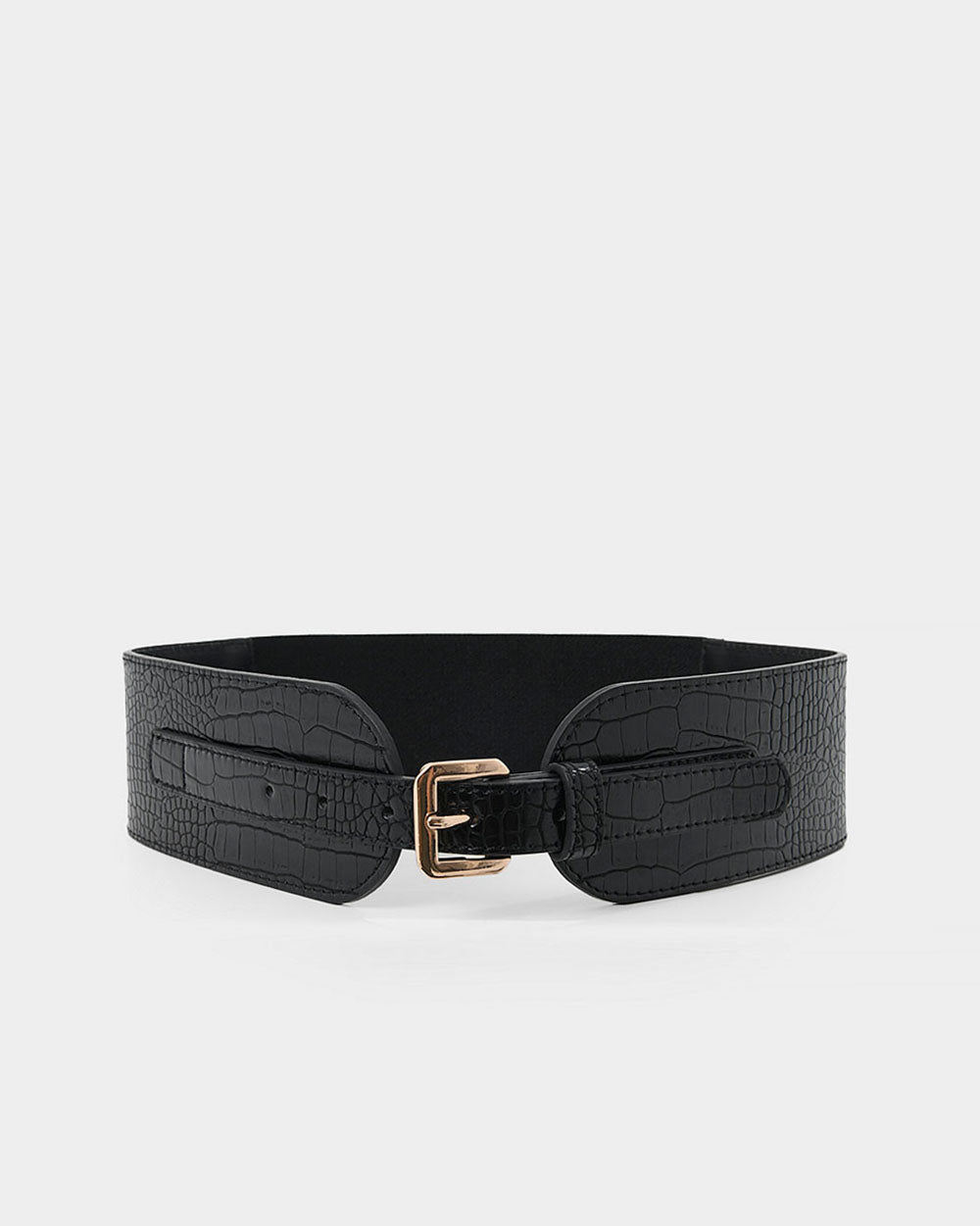 Shaina Croc Elastic Belt