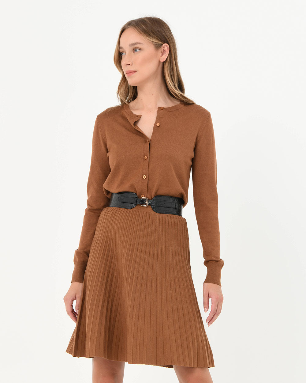 Shaina Croc Elastic Belt