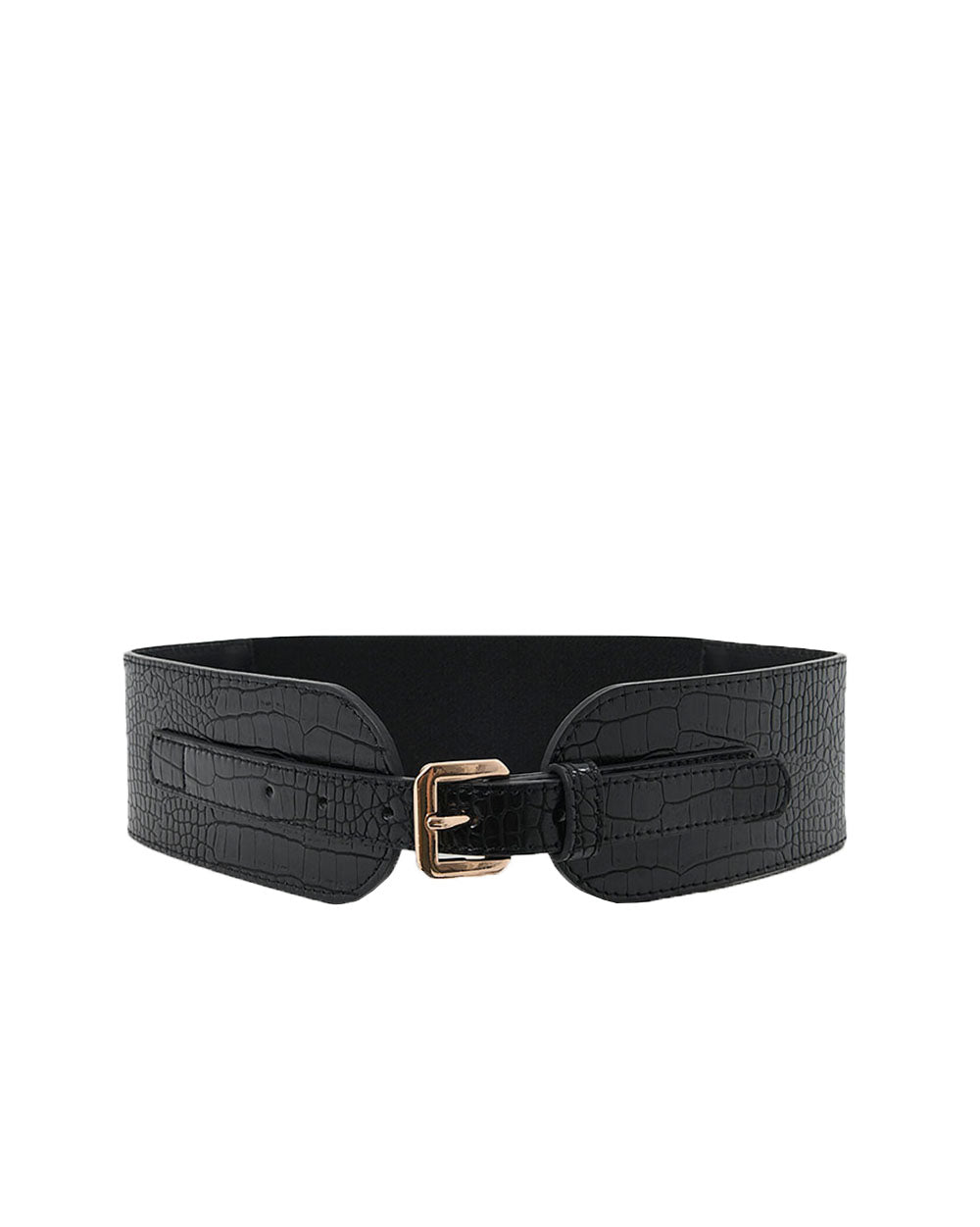 Shaina Croc Elastic Belt