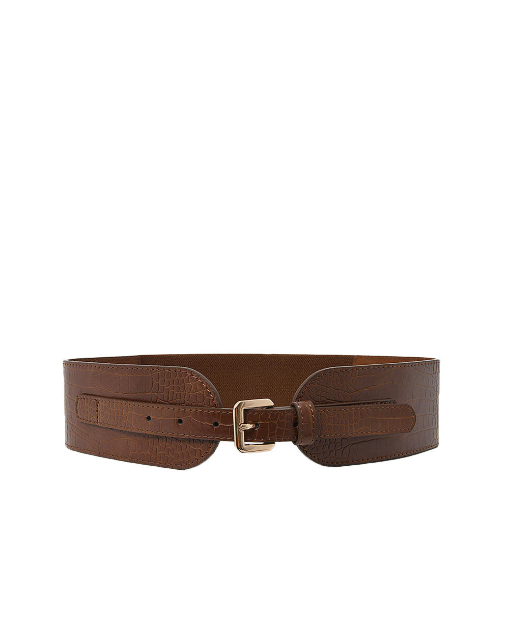 Shaina Croc Elastic Belt