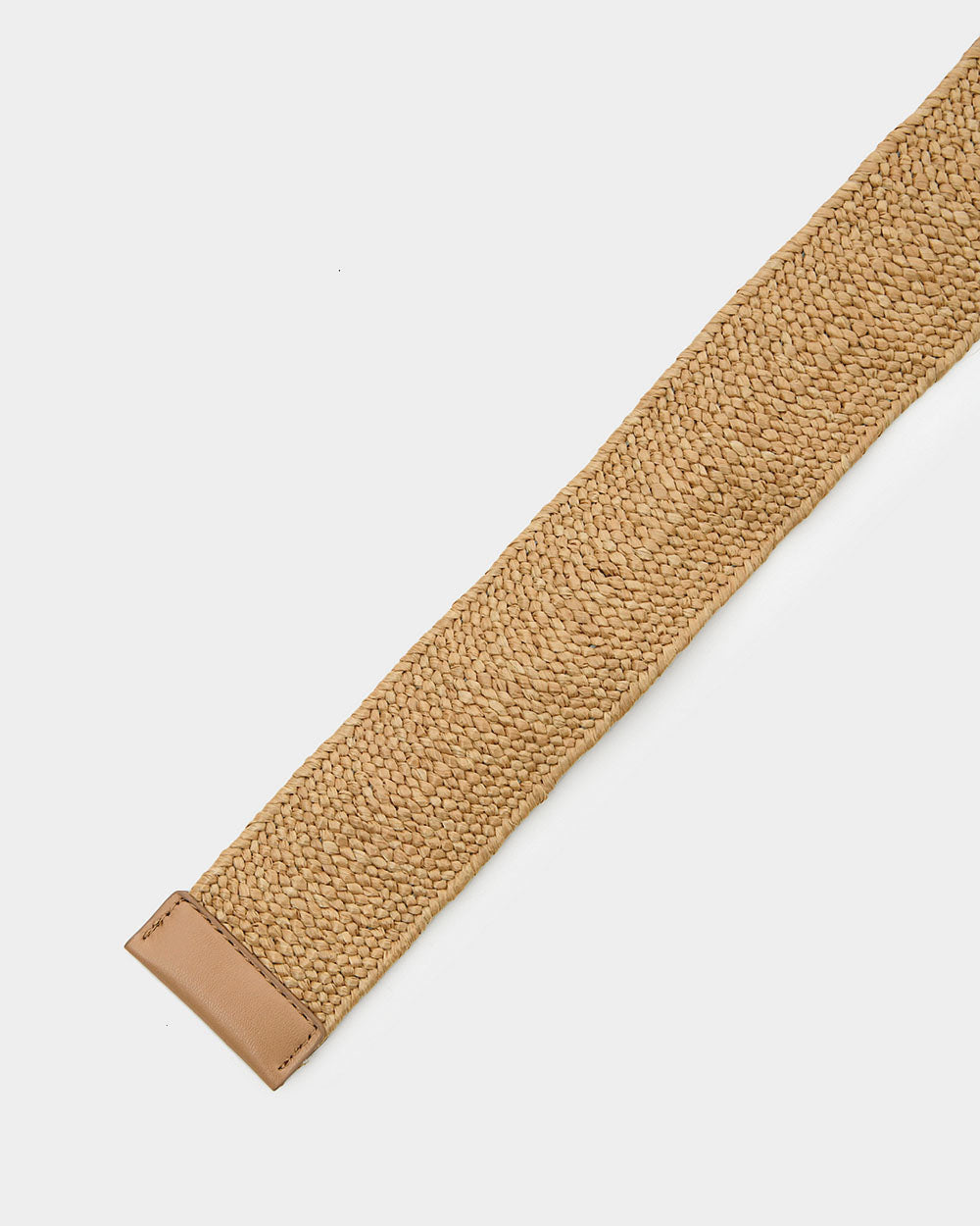 Hallie Raffia Elastic Belt