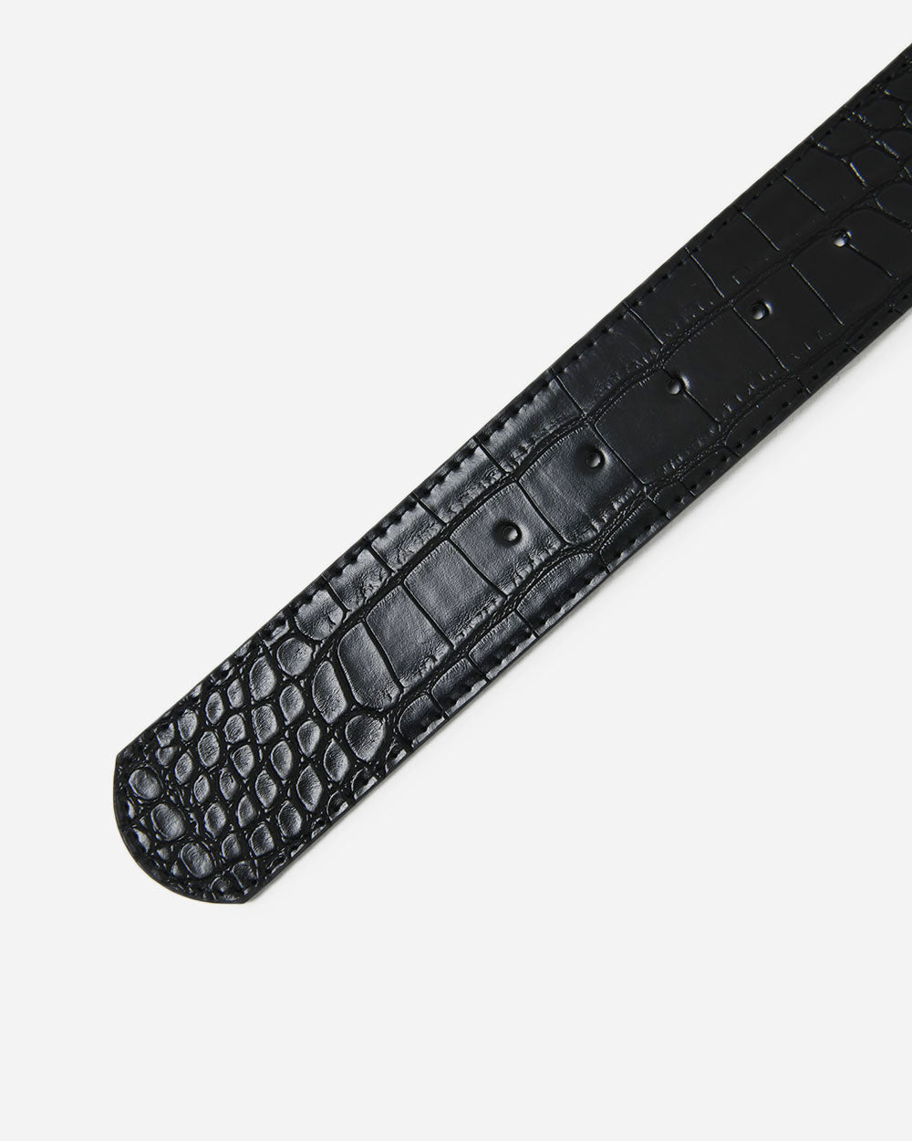 Bree Croc Covered Buckle Belt