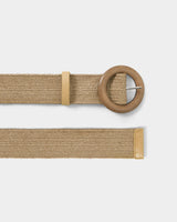 Sarina Raffia Elastic Belt