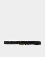 Alexandra Woven Leather Belt