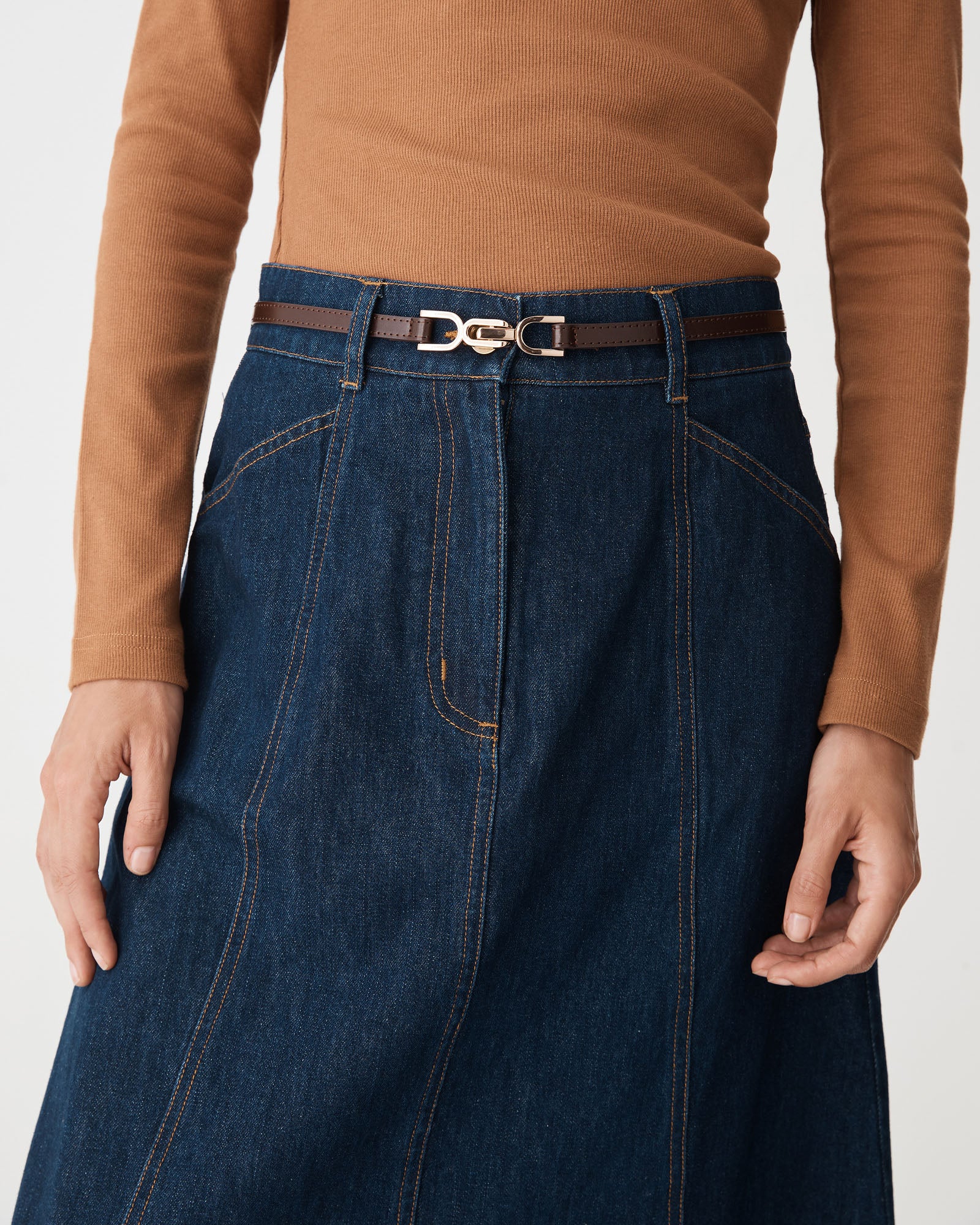 Hennessy Leather Belt