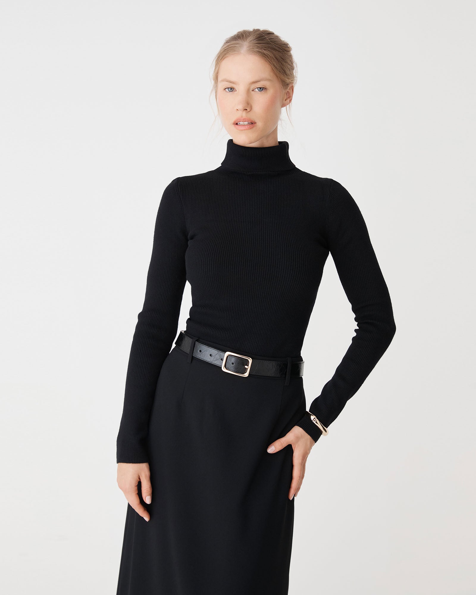 Seville Square Buckle Belt