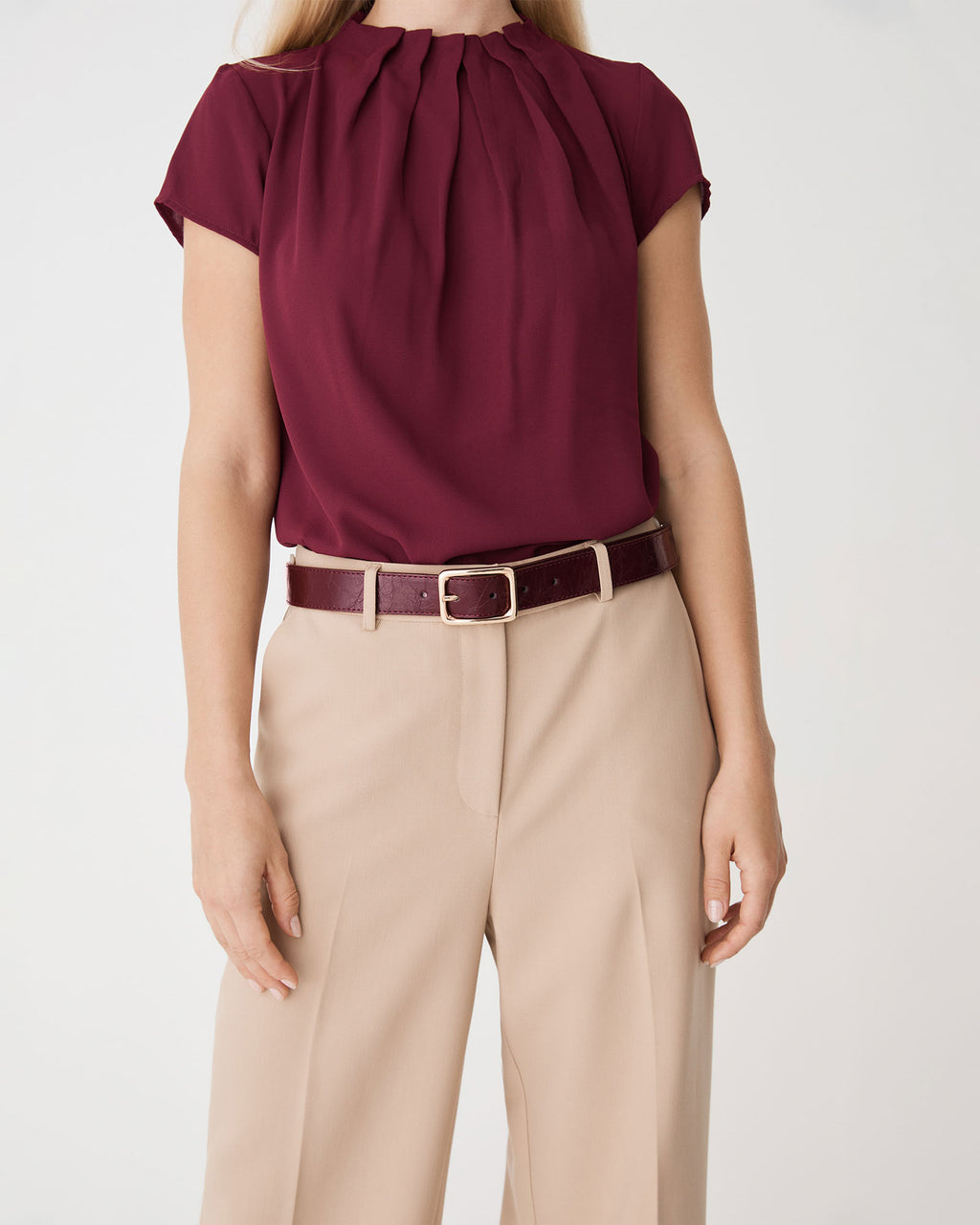 Seville Square Buckle Belt