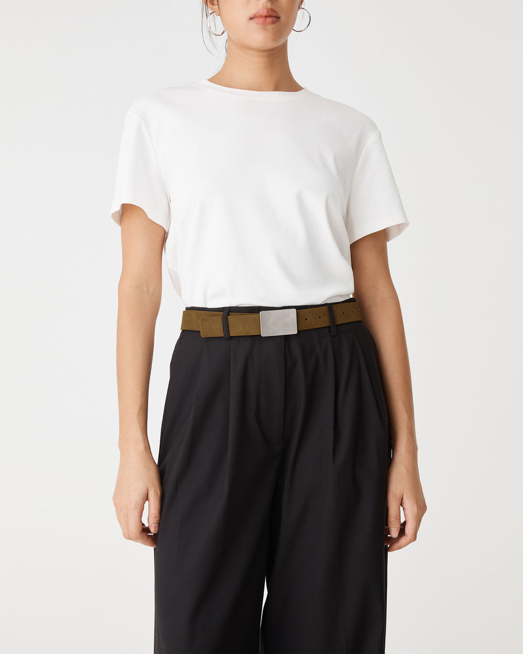 Aspen Suede Leather Belt