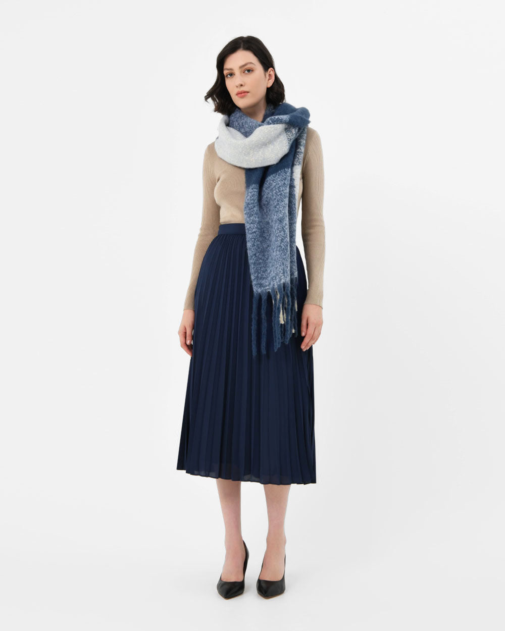 Mia Checked Scarf