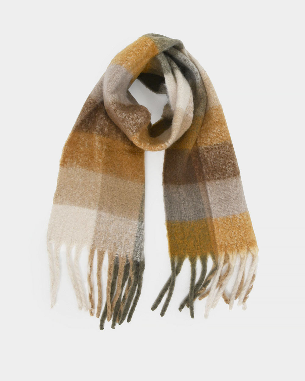Rosy Checked Scarf