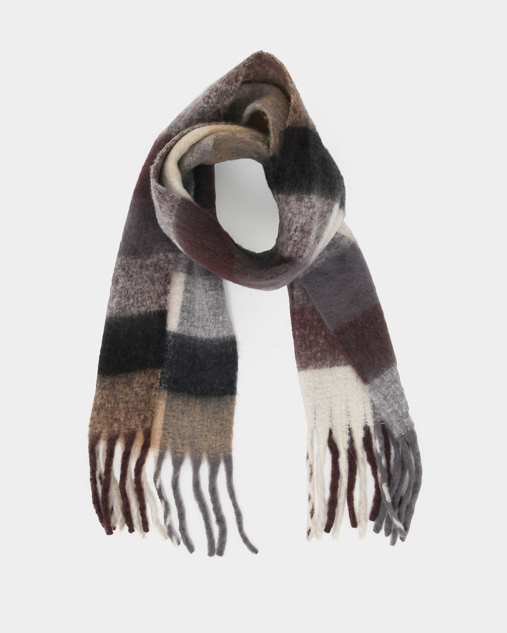 Rosy Checked Scarf