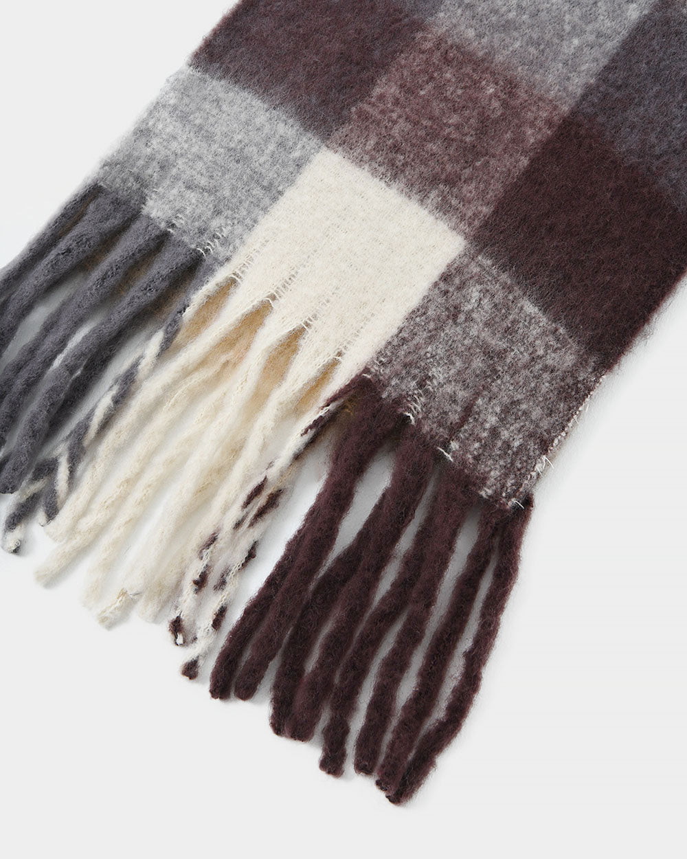 Rosy Checked Scarf