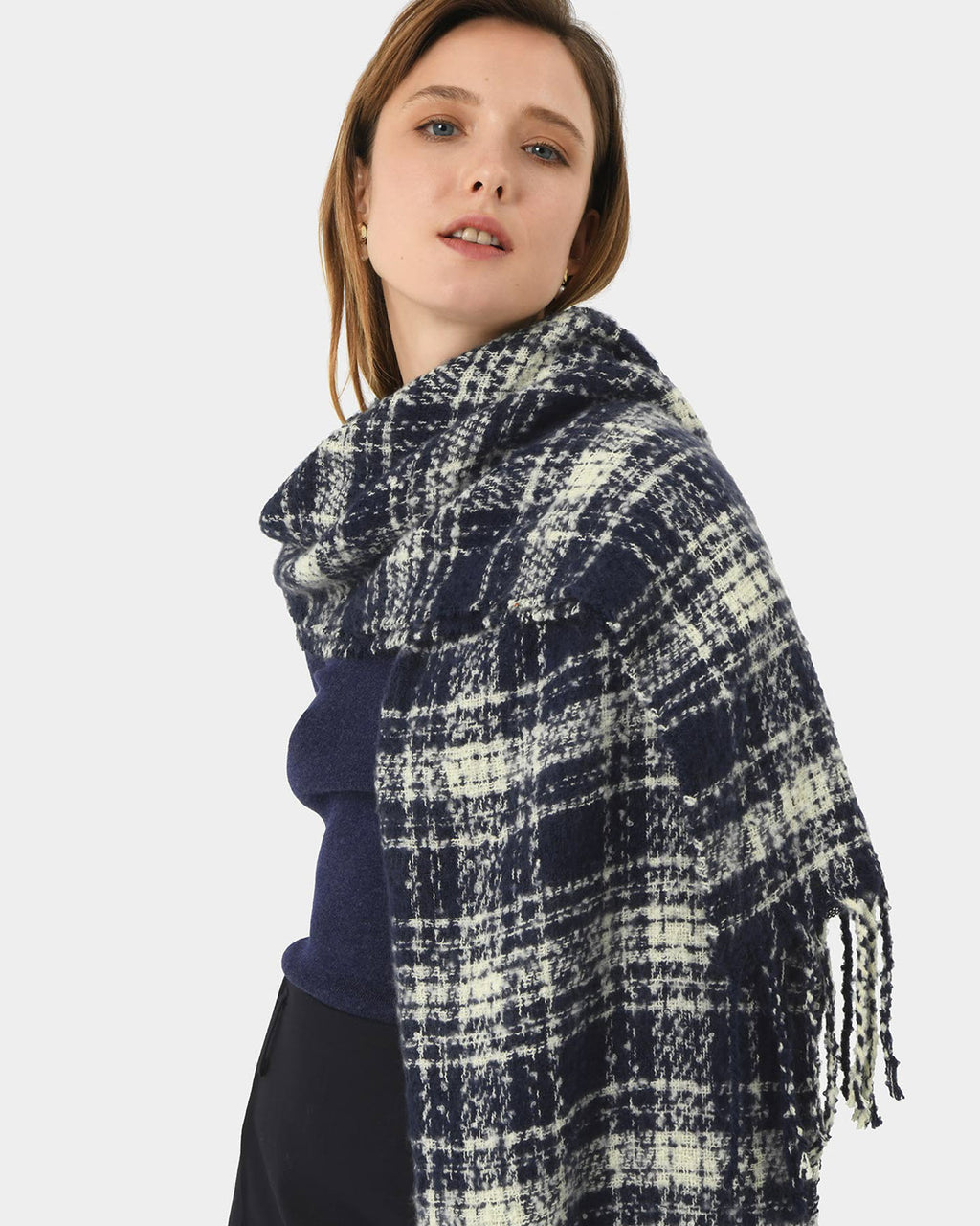 Kaylene Checked Scarf