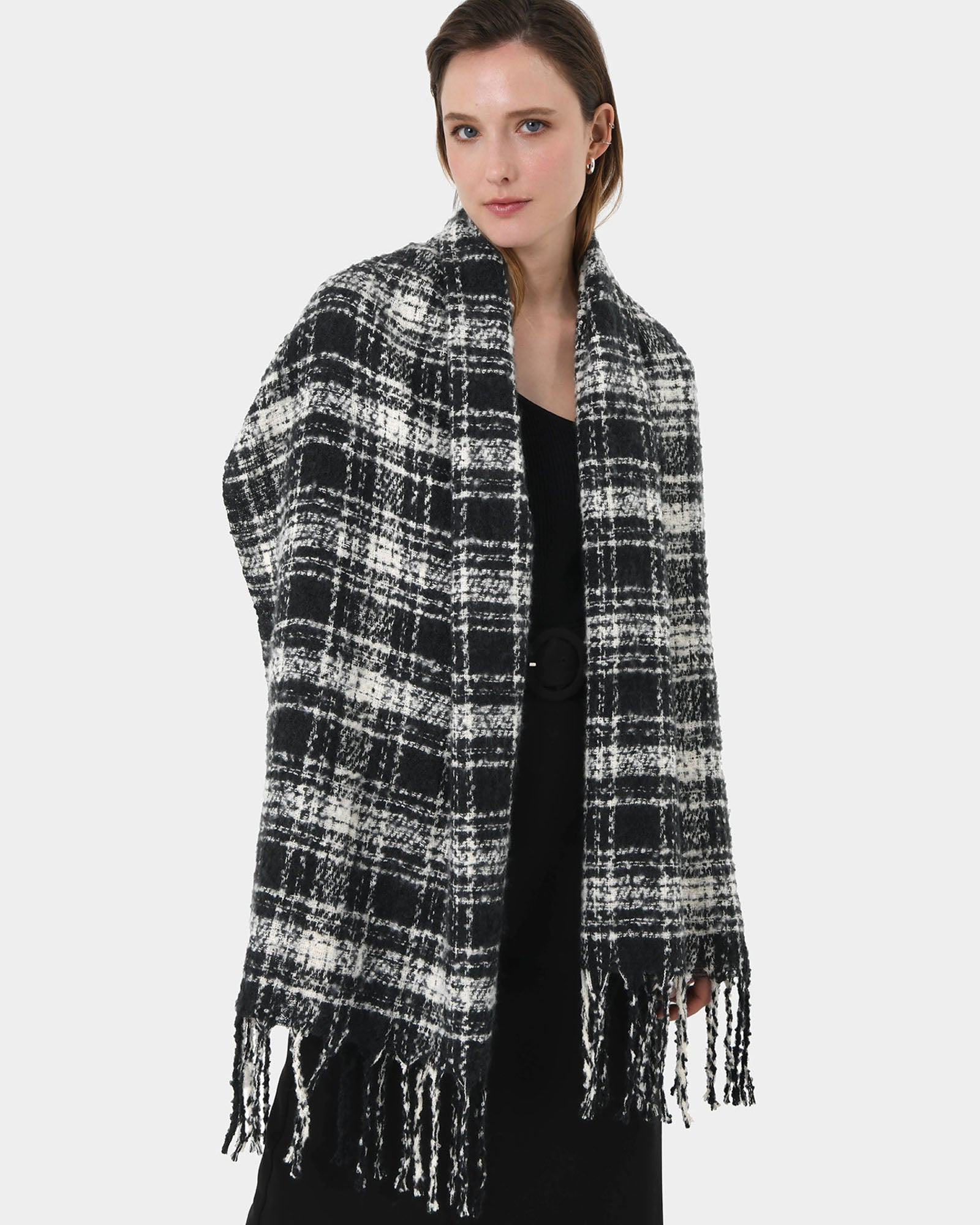 Kaylene Checked Scarf