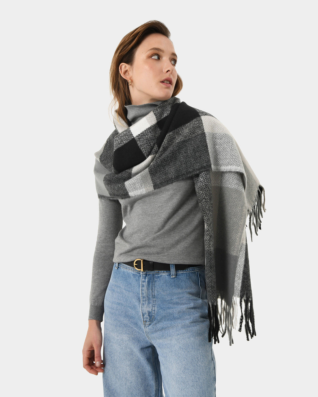 Lola Checked Scarf