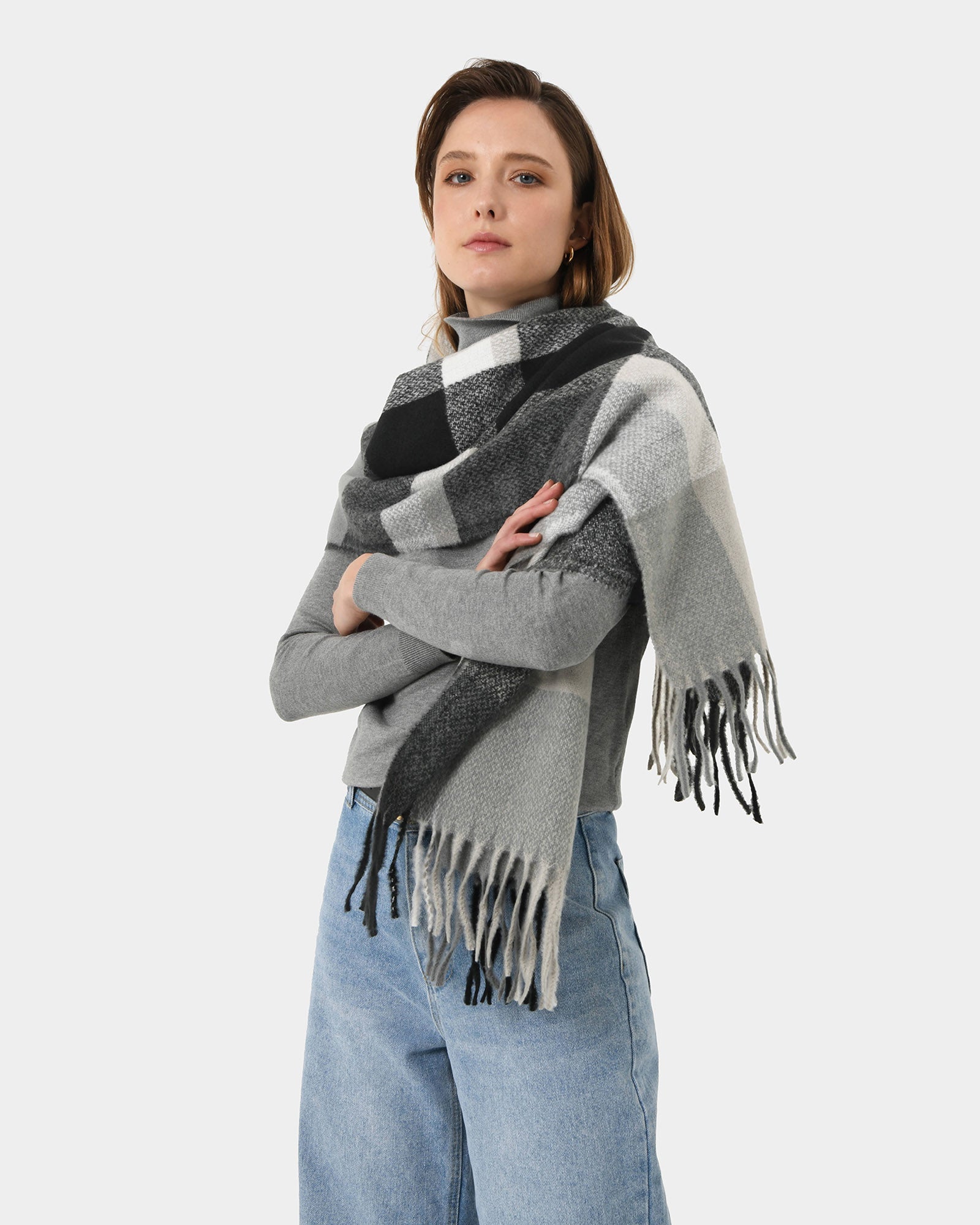 Lola Checked Scarf