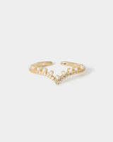 Jazmine 16k Gold Plated Ring