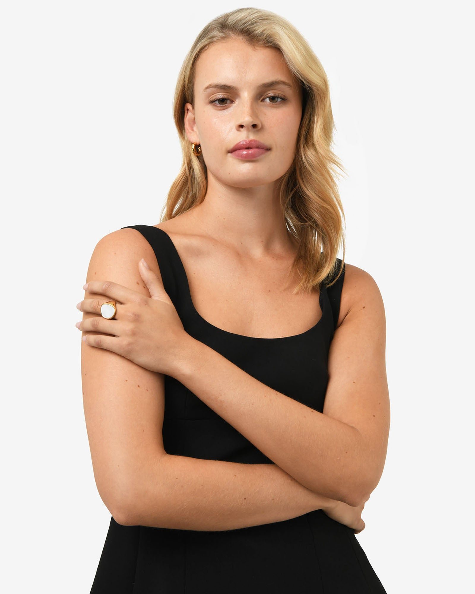 Pearl Mirage Statement Ring