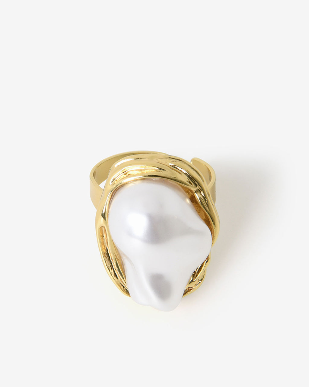 Luna Pearl Statement Ring