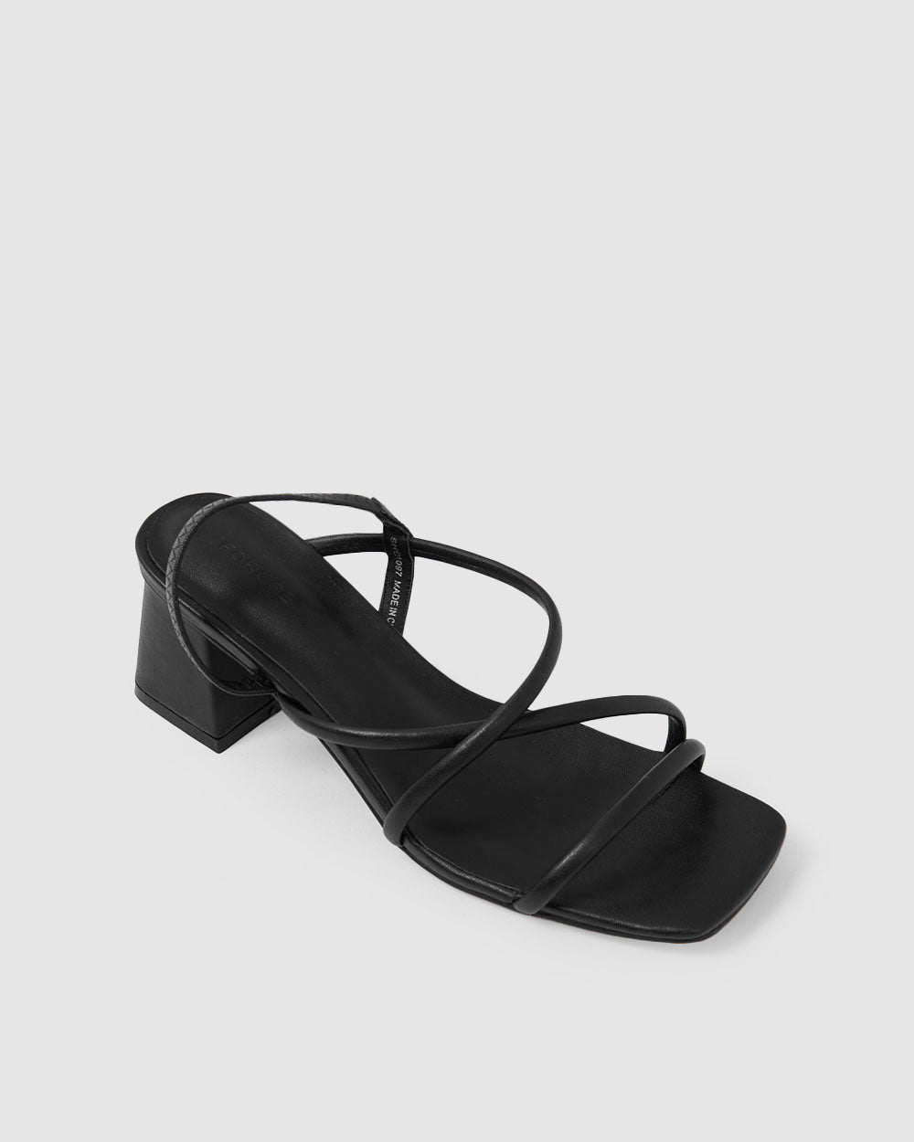 Emelia Leather Strap Heel