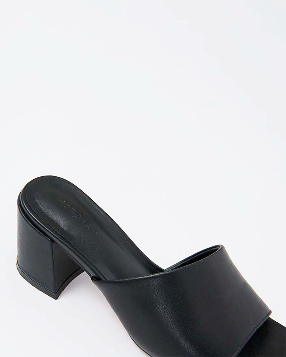 Kristin Leather Block Heel