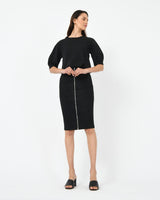 Kristin Leather Block Heel