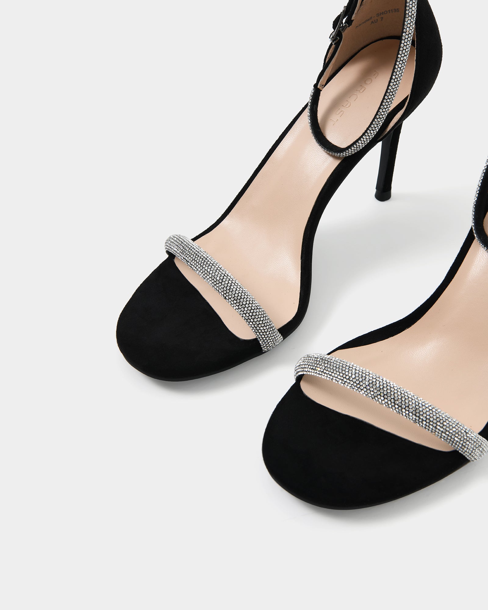 Kendall Crystal Strap Heels