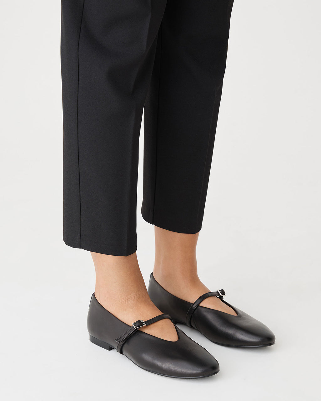 Emma Leather Ballet Flats