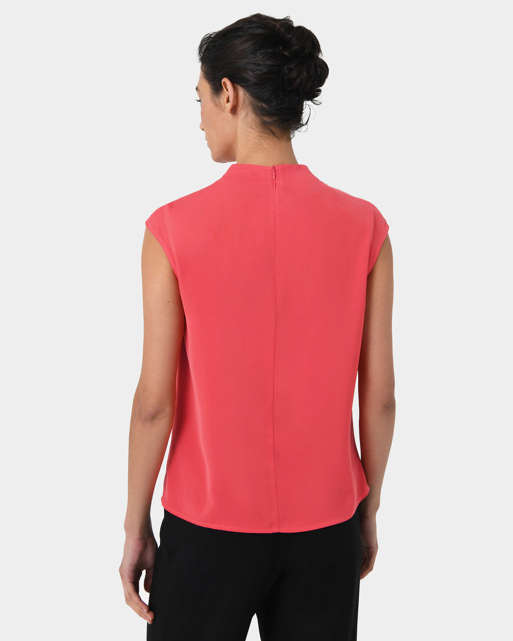 Mallory Draped Shoulder Blouse
