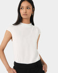 Mallory Draped Shoulder Blouse