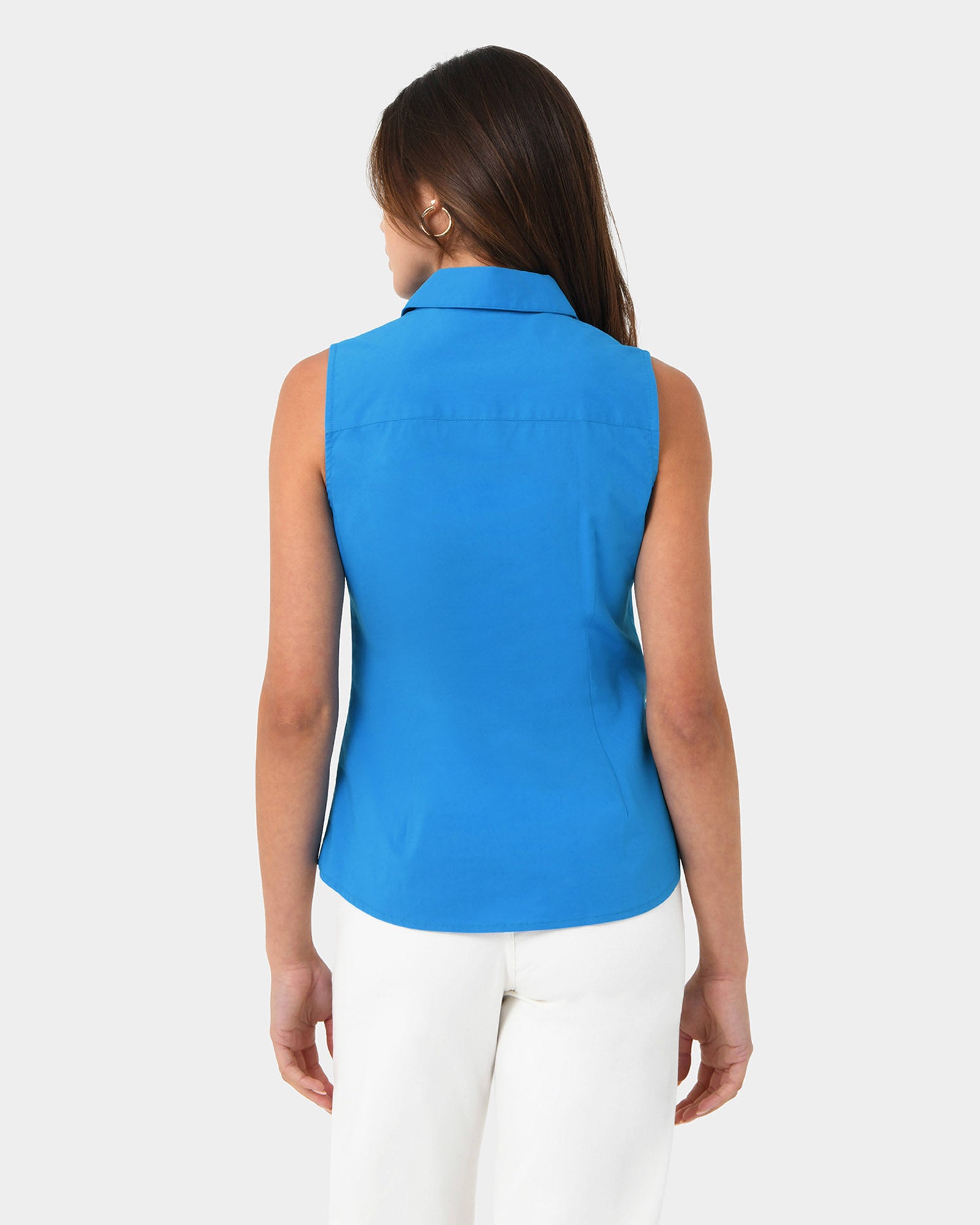 Alma Cotton Sleeveless Shirt