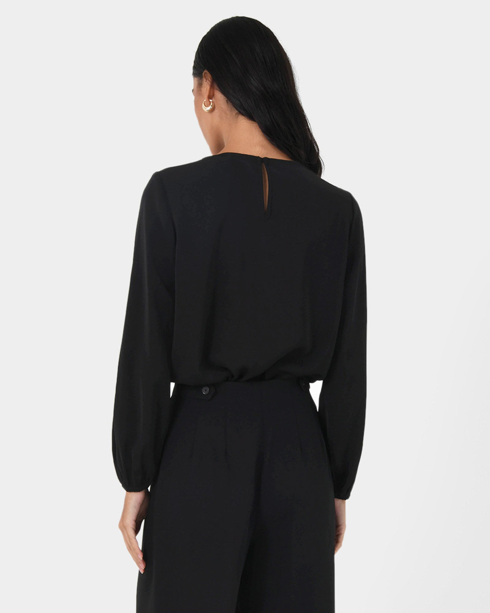 Tiana Pleat Neck Top
